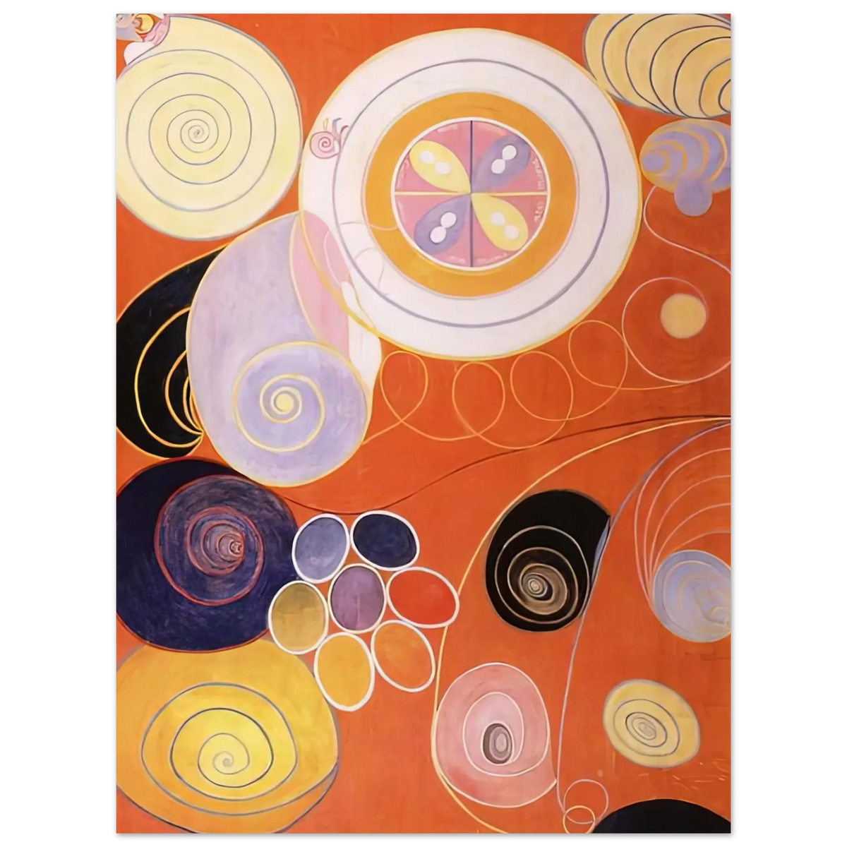 Hilma af Klint - THEY TENS MAINSTAY IV 1907 Wall art - 70x100 cm / 28x40 inches - Fine Art Poster - -