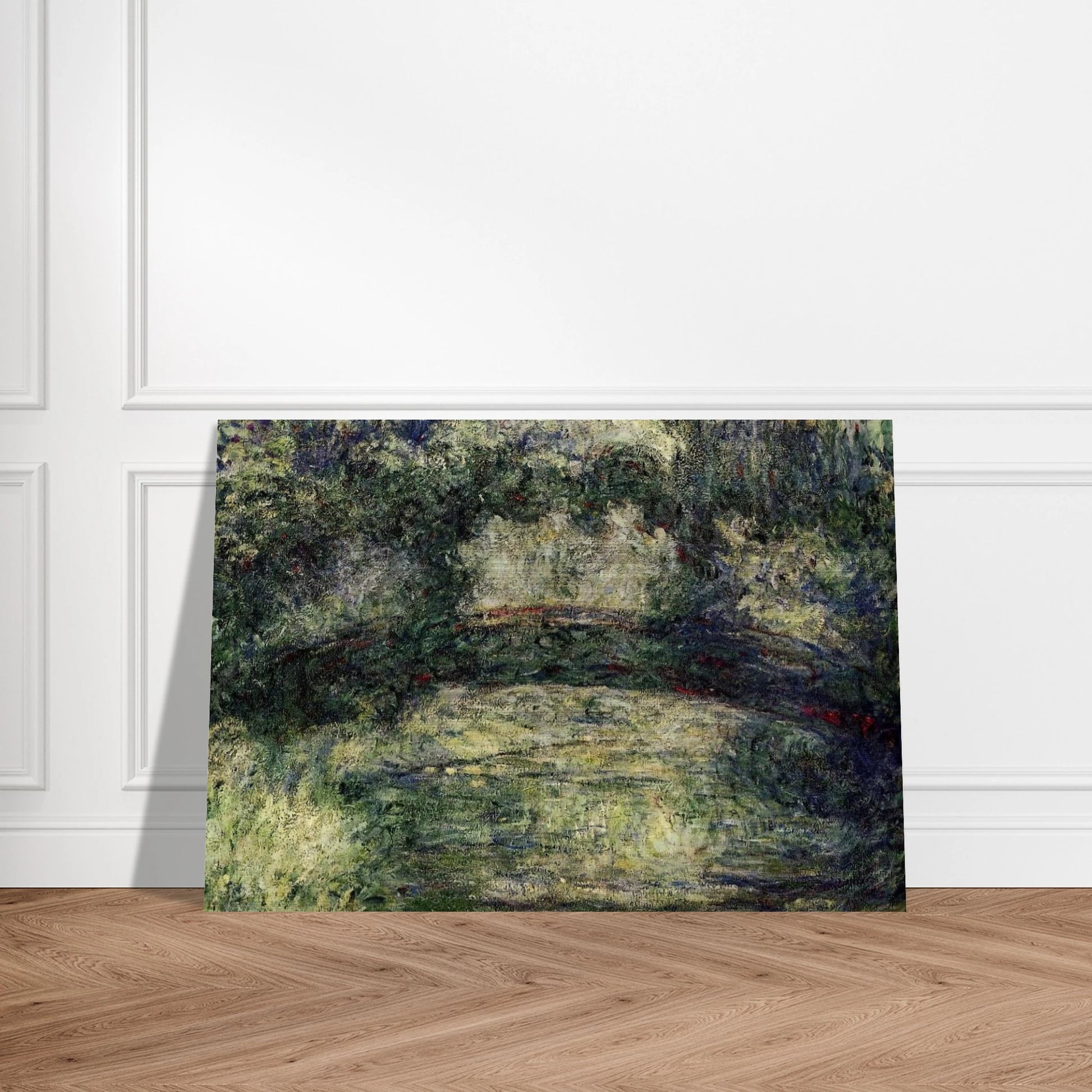 The Japanese Bridge 10 - claude monet Brushed Aluminum Print - 70x100 cm / 28x40 inches | claude monet Aluminum Print | claude monet Prints