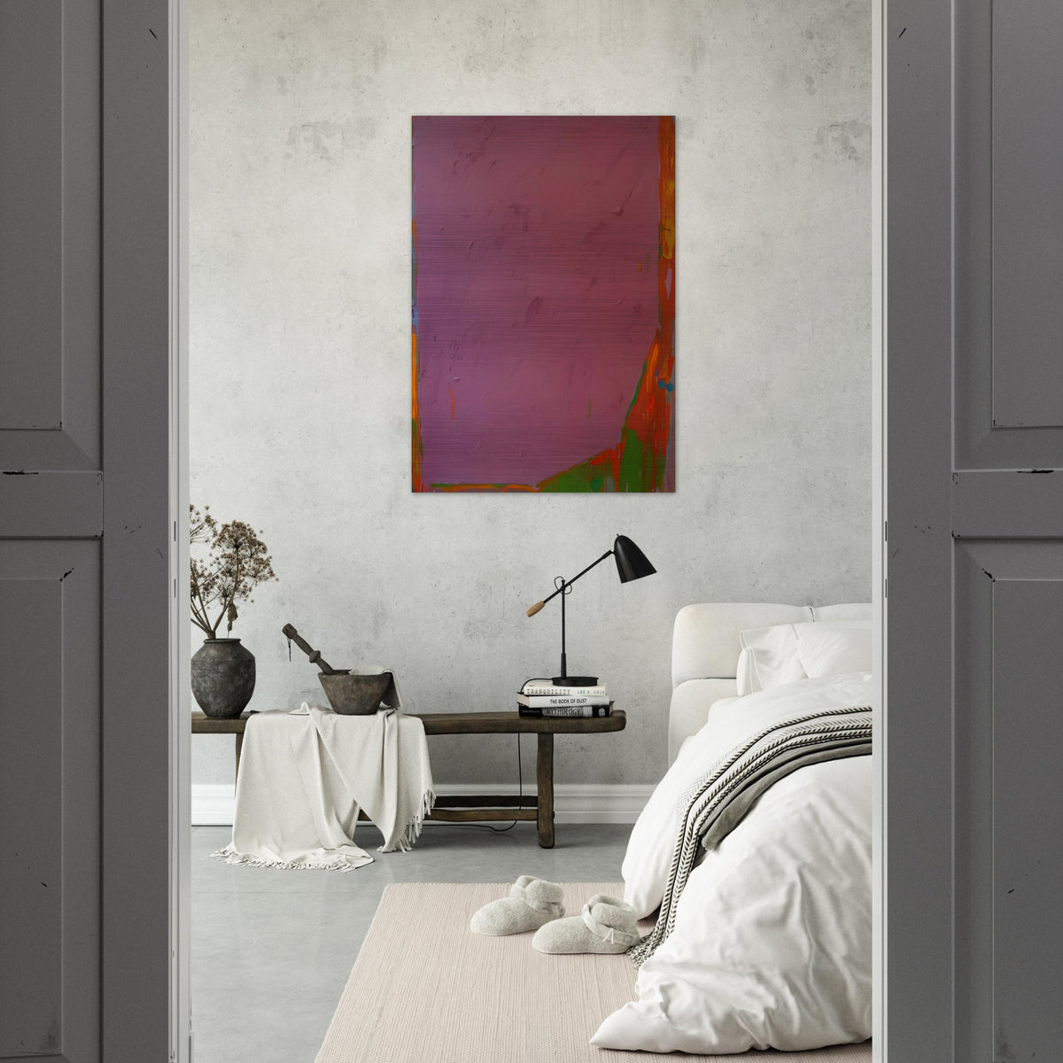 30.7.75 - 1975 - John Hoyland Brushed Aluminum Print - 70x100 cm / 28x40 inches | John Hoyland Aluminum Print | John Hoyland Prints