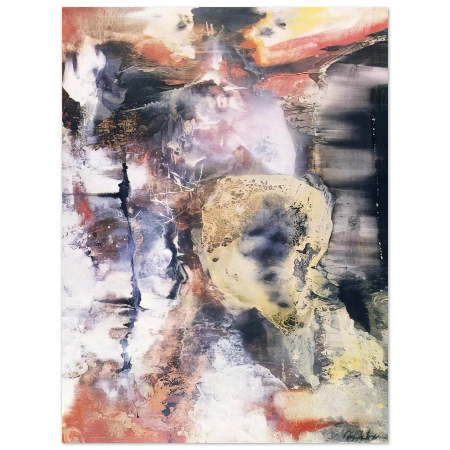 Paul Jenkins - The Archer  75x100 cm / 30x40inches Fine Art Poster