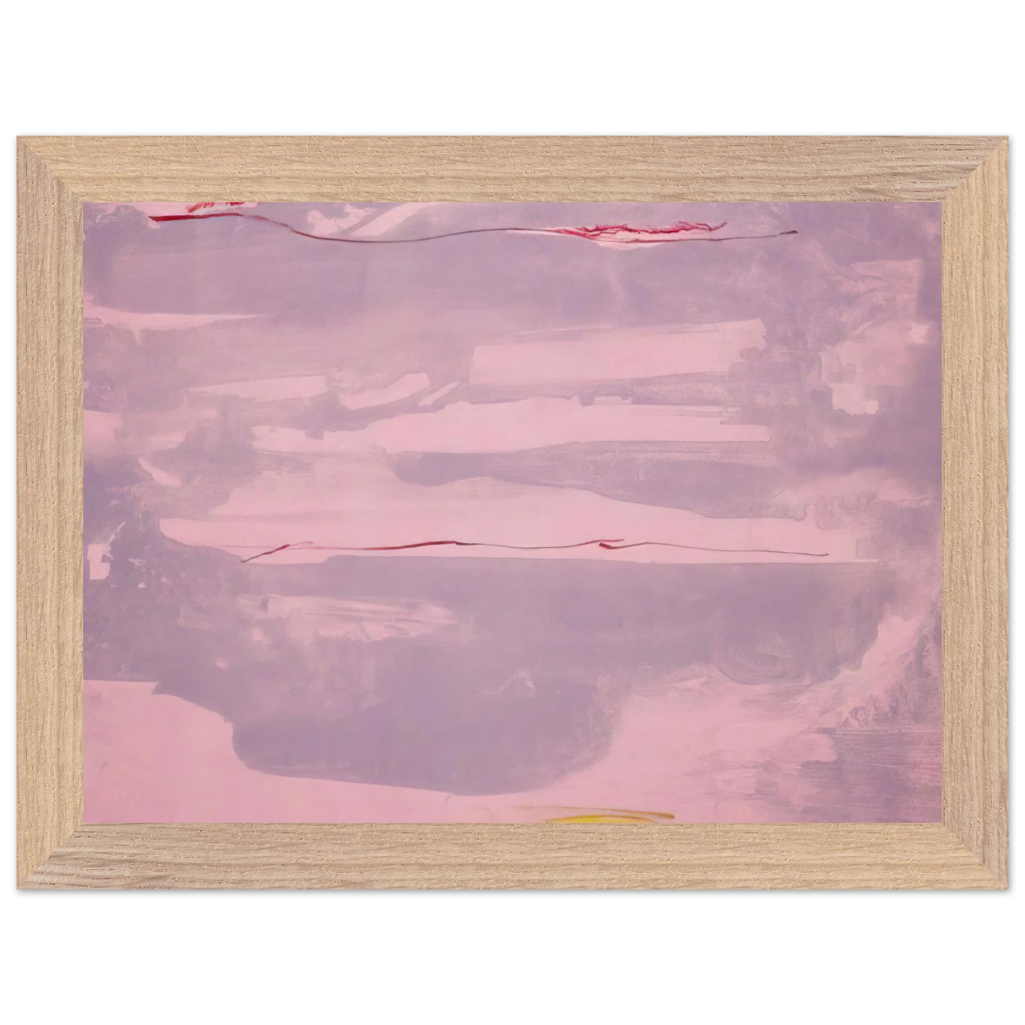 Helen Frankenthaler - Dream Walk - 1977 Wall art - 15x20 cm / 6x8 inches - Premium Wooden Framed Poster With Fine Art Paper-canvas - White frame