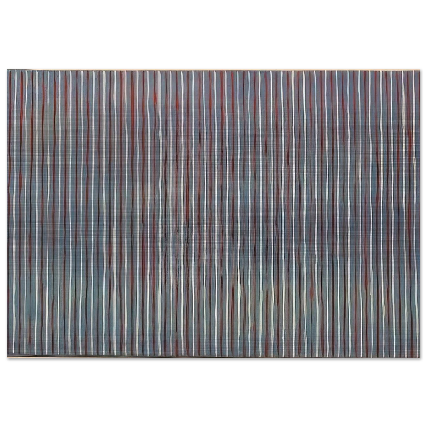 Salute - 1958 - Gene Davis Brushed Aluminum Print - 70x100 cm / 28x40 inches | Gene Davis Aluminum Print | Gene Davis Prints