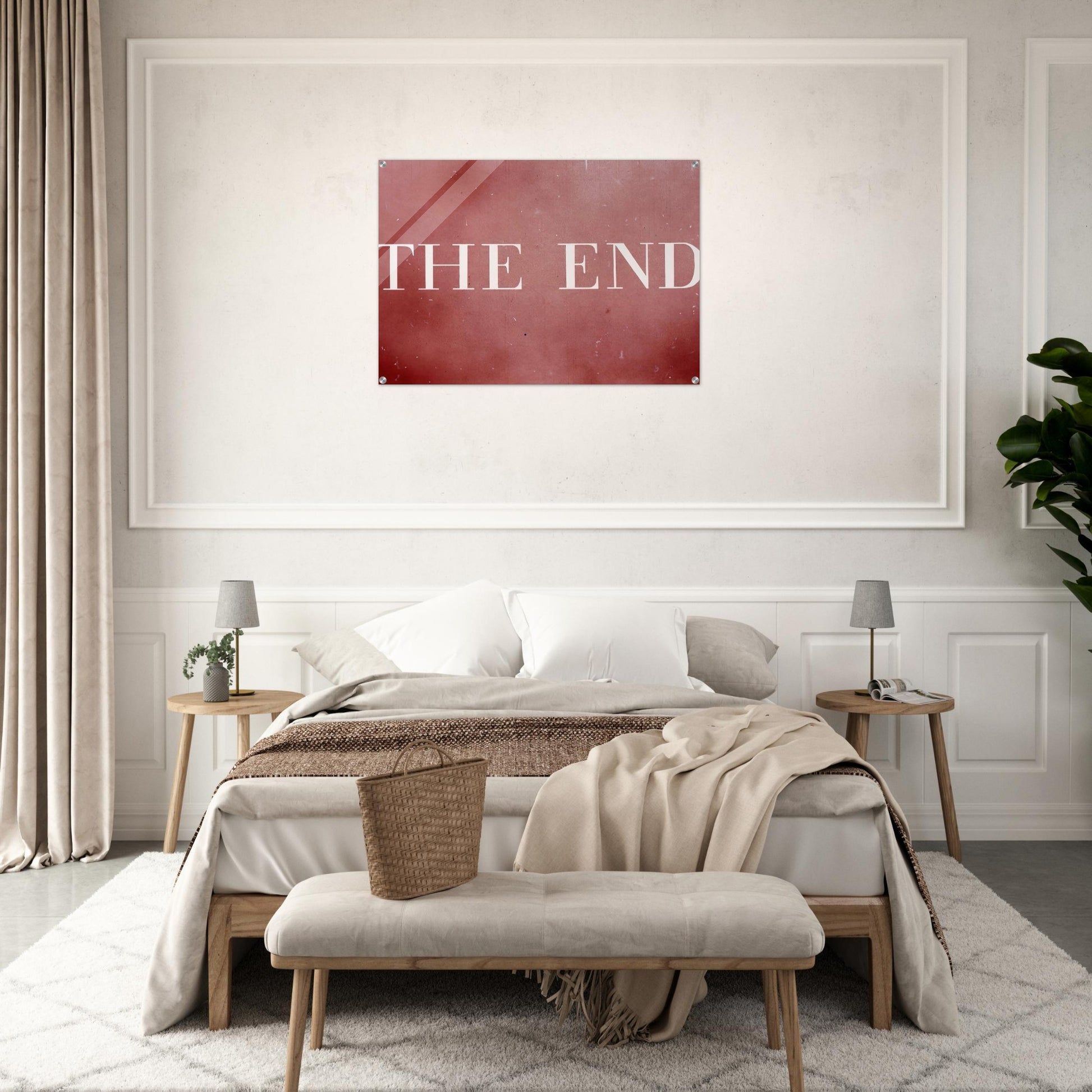 THE END 28 2003 - Edward Ruscha Acrylic Print - 70x100 cm / 28x40″ inches