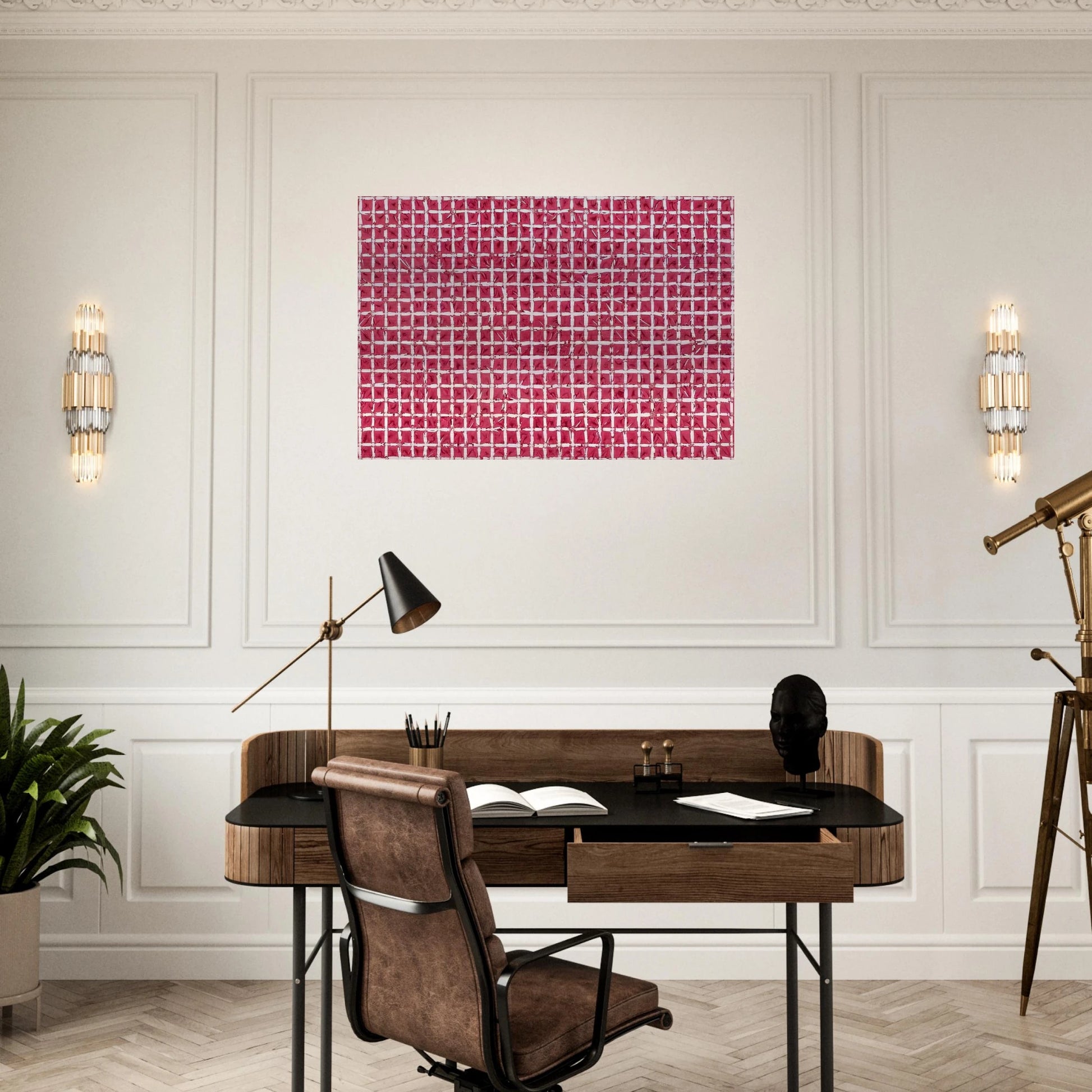 Tabula - 1976 - Simon Hantai Brushed Aluminum Print - 70x100 cm / 28x40 inches | Simon Hantai Aluminum Print | Simon Hantai Prints