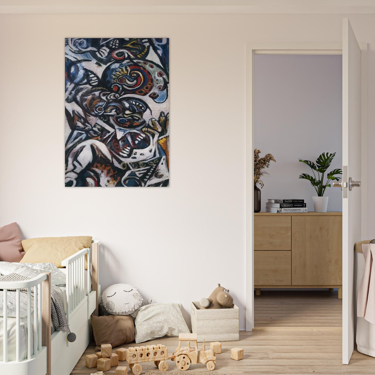 BIRTH - Jackson Pollock Brushed Aluminum Print - 70x100 cm / 28x40 inches | Jackson Pollock Aluminum Print | Jackson Pollock Prints