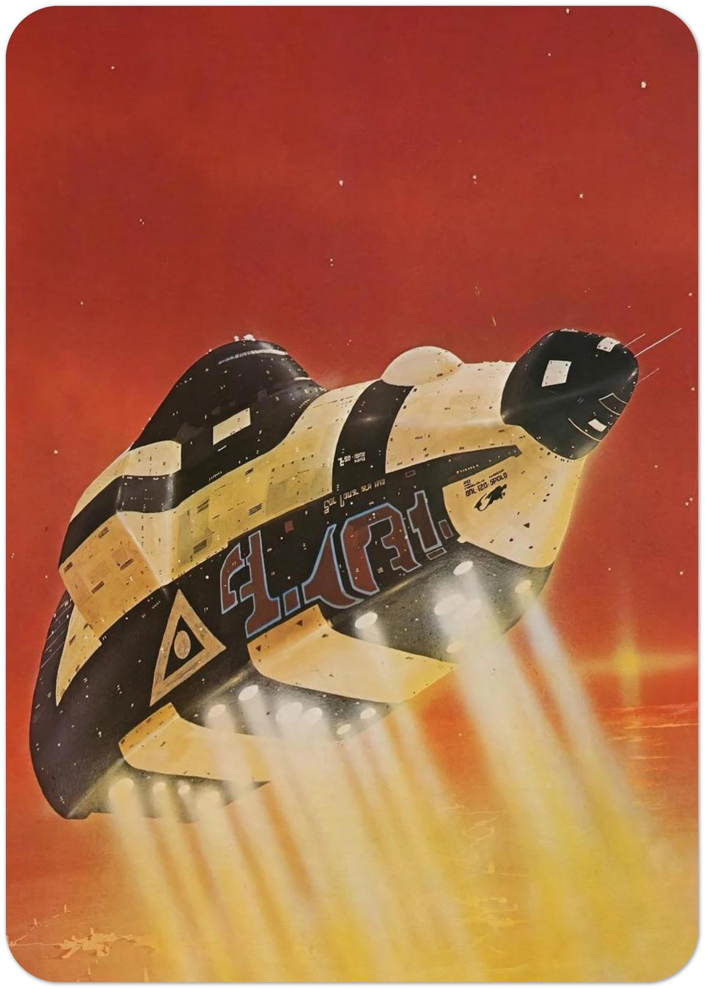 Chris Foss By Chris Foss Pack of 10 Post Cards | Chris Foss Post Cards | A6 (10.5 x 14.8 cm) - 4.1 x 5.8 inches