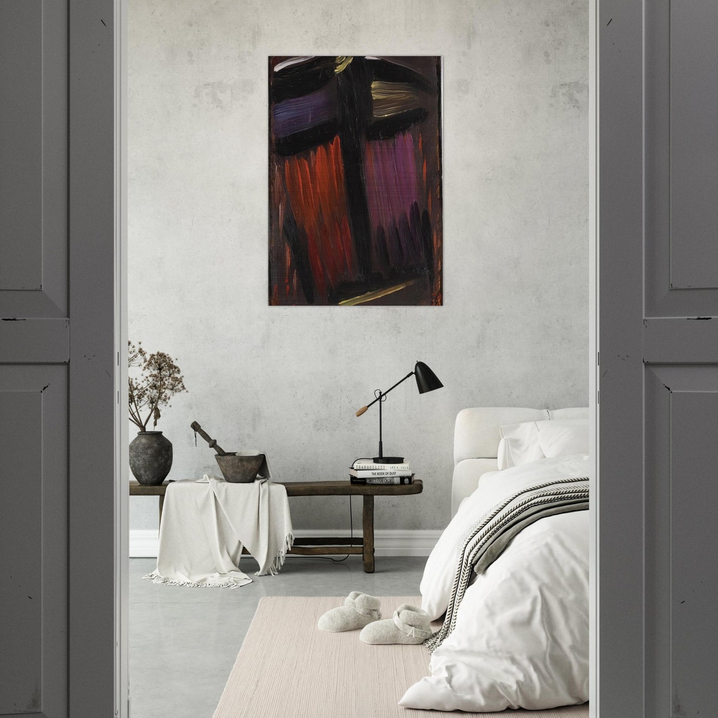 MEDITATION 1936 - Alexej von Jawlensky Brushed Aluminum Print - 70x100 cm / 28x40 inches | Alexej von Jawlensky Aluminum Print | Alexej von Jawlensky Prints