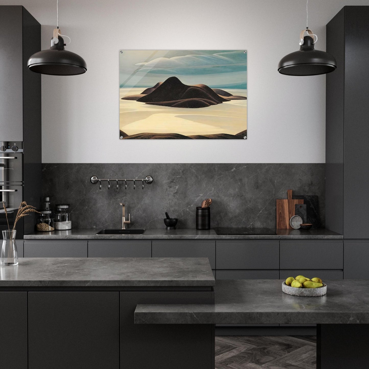Pic Island, Lake Superior - 1924 - Lawren Harris Acrylic Print - 70x100 cm / 28x40″ inches