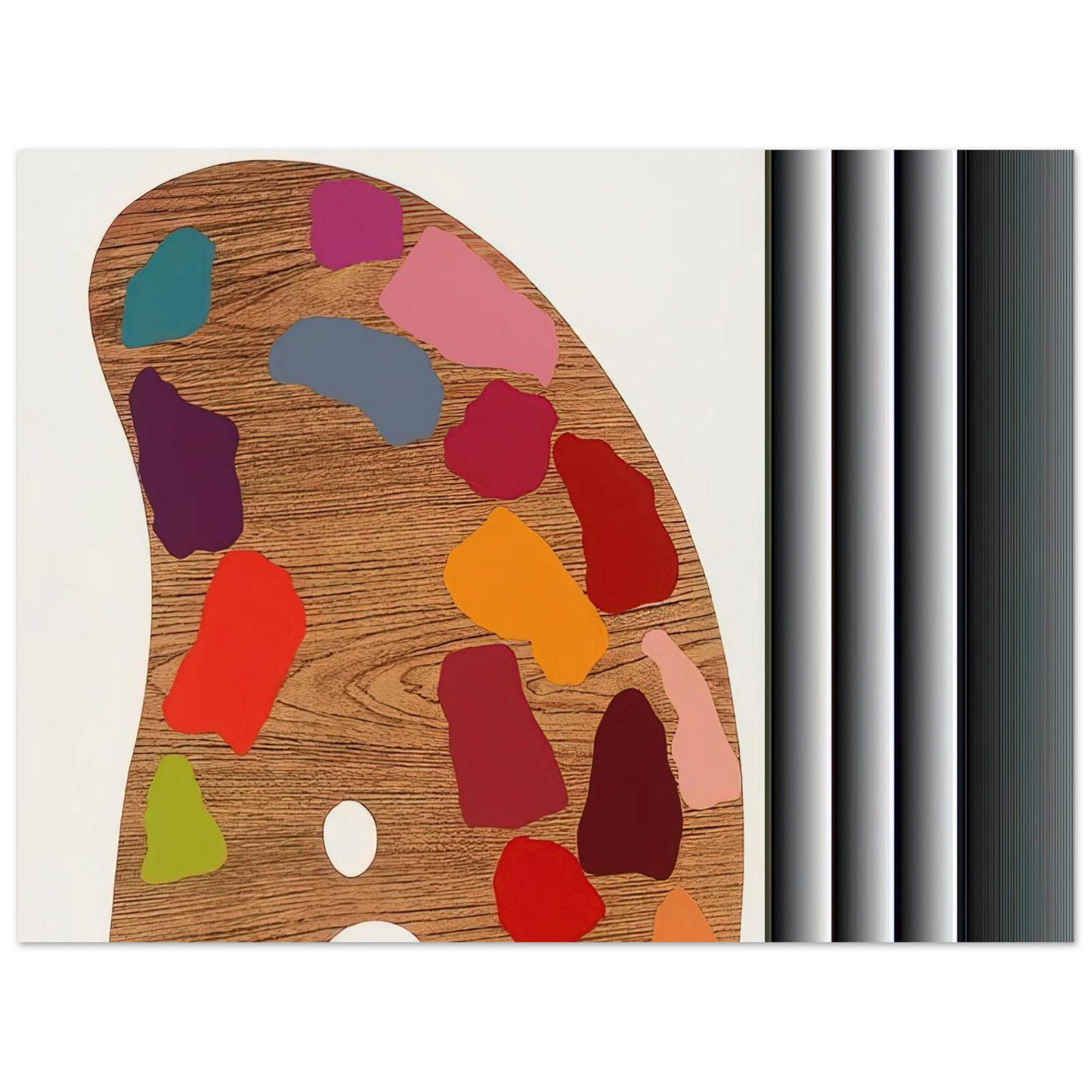 Jim Dine - PALETTE II 1969  75x100 cm / 30x40inches Fine Art Poster