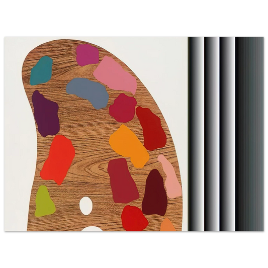 Jim Dine - PALETTE II 1969  75x100 cm / 30x40inches Fine Art Poster