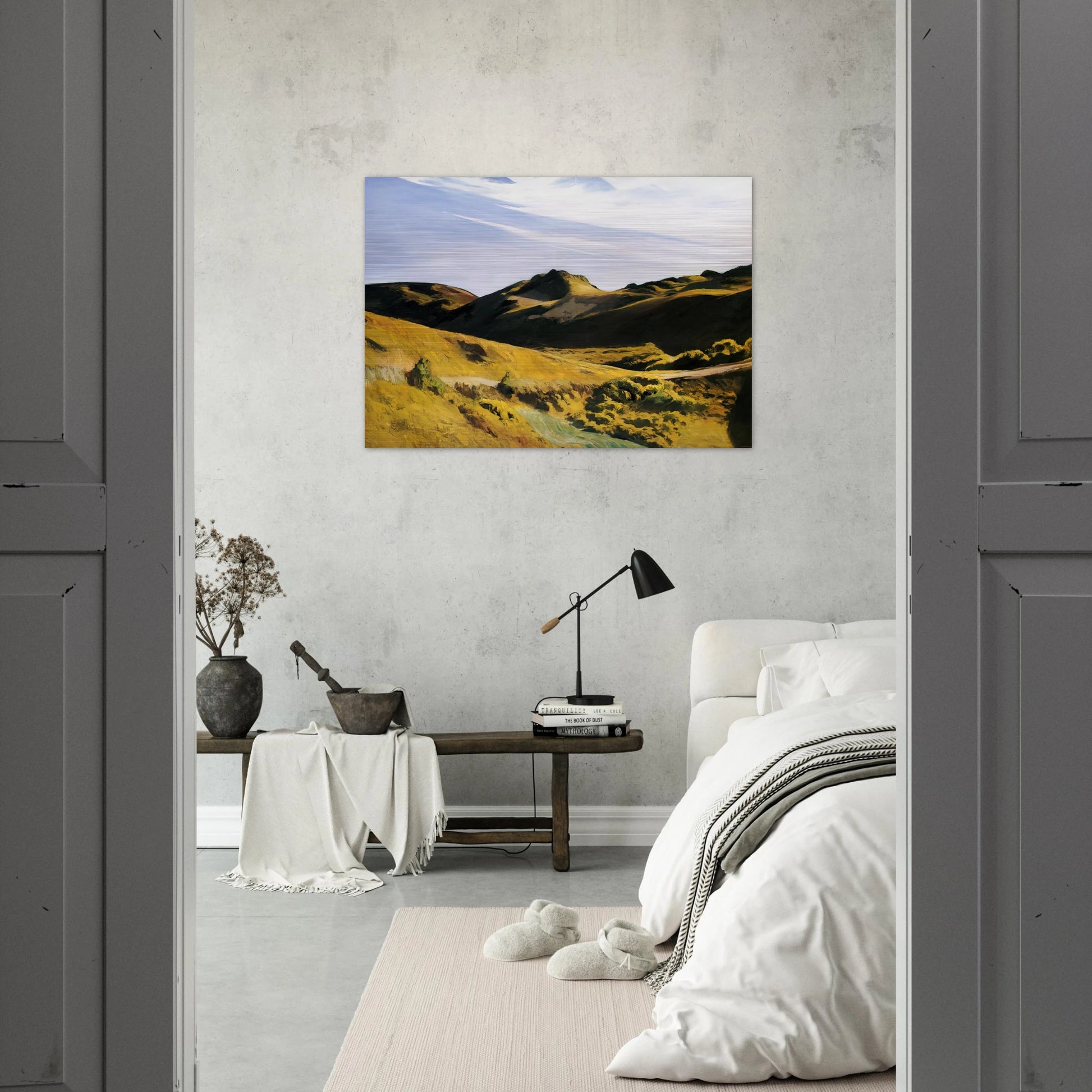 The Camel s Hump - Edward Hopper Brushed Aluminum Print - 70x100 cm / 28x40 inches | Edward Hopper Aluminum Print | Edward Hopper Prints