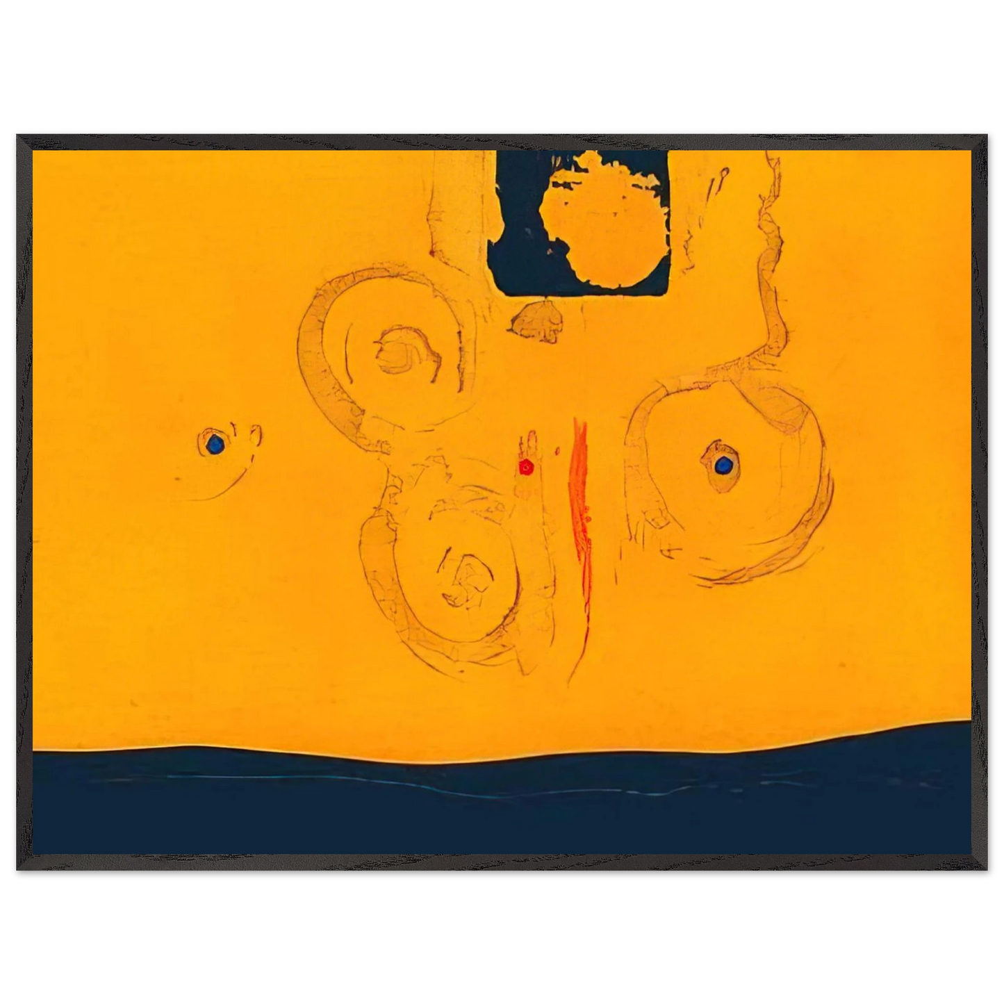 Helen Frankenthaler - Plaza Real - 1988 Wall art - 30x40 cm / 12x16 inches - Fine Art Poster-canvas - -