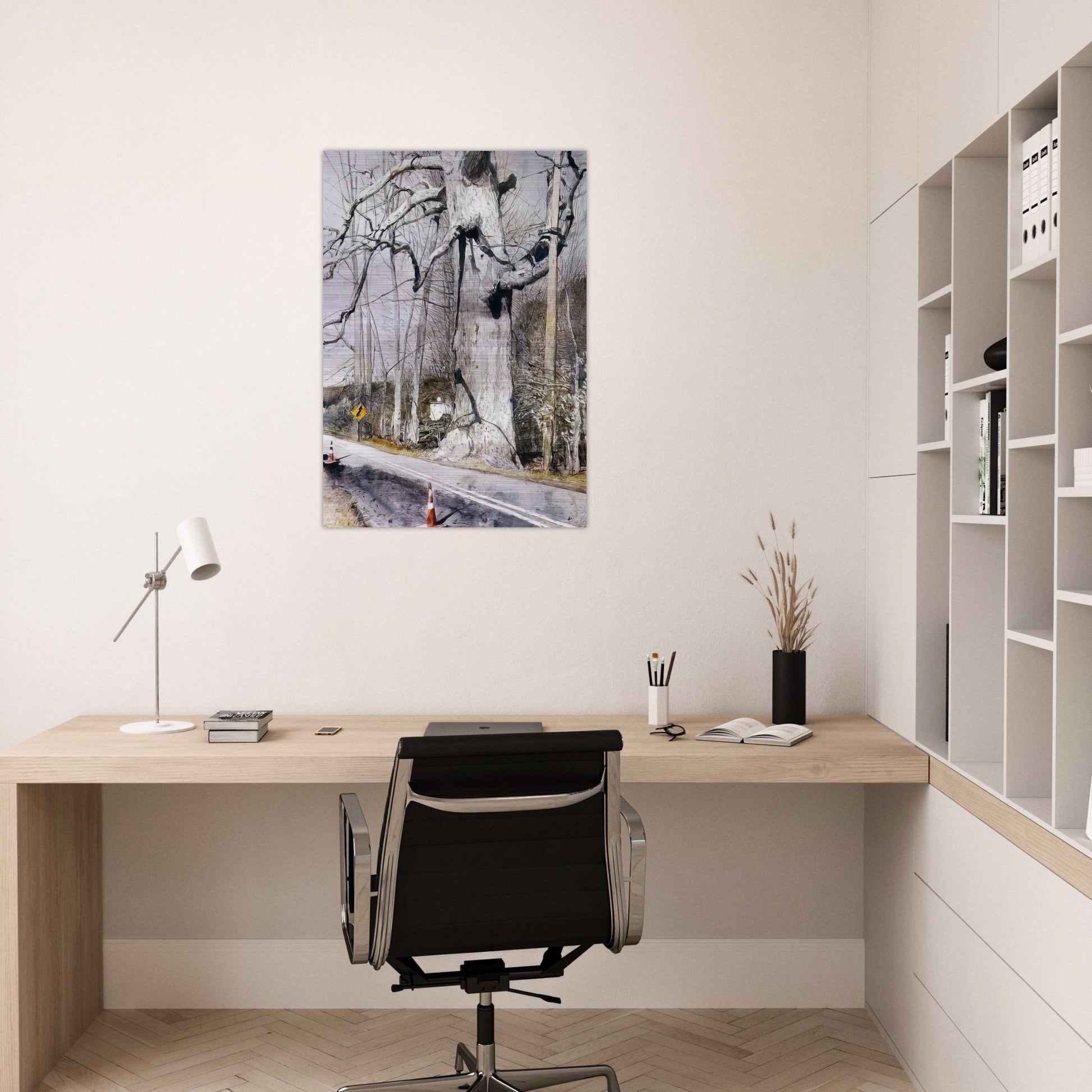 WALKING STICK - Andrew Wyeth Brushed Aluminum Print - 70x100 cm / 28x40 inches | Andrew Wyeth Aluminum Print | Andrew Wyeth Prints