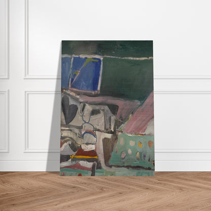 Berkeley #58 - Richard Diebenkorn Brushed Aluminum Print - 70x100 cm / 28x40 inches | Richard Diebenkorn Aluminum Print | Richard Diebenkorn Prints