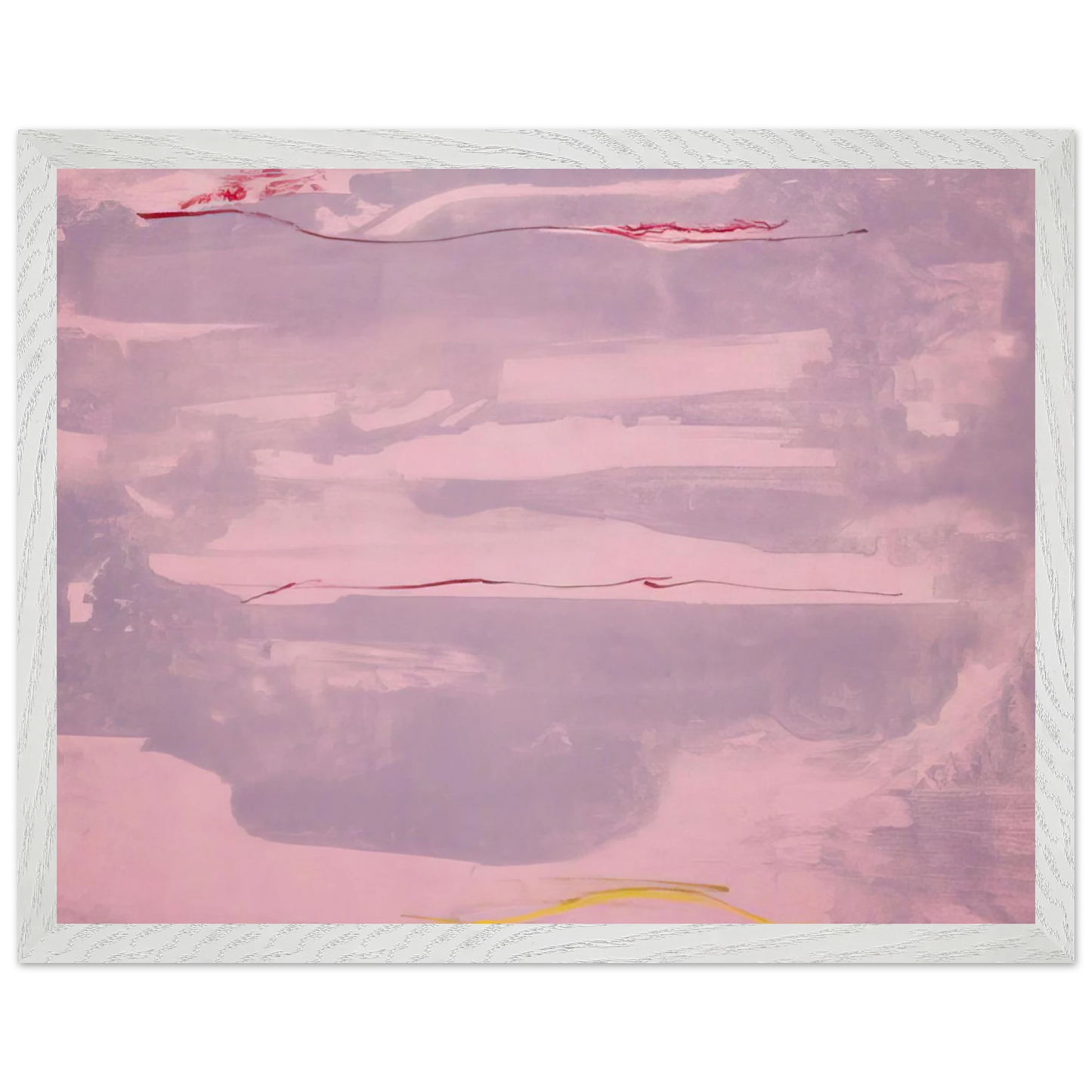 Helen Frankenthaler - Dream Walk - 1977 Wall art - 50x70 cm / 20x28 inches - Premium Wooden Framed Poster With Fine Art Paper-canvas - Black frame