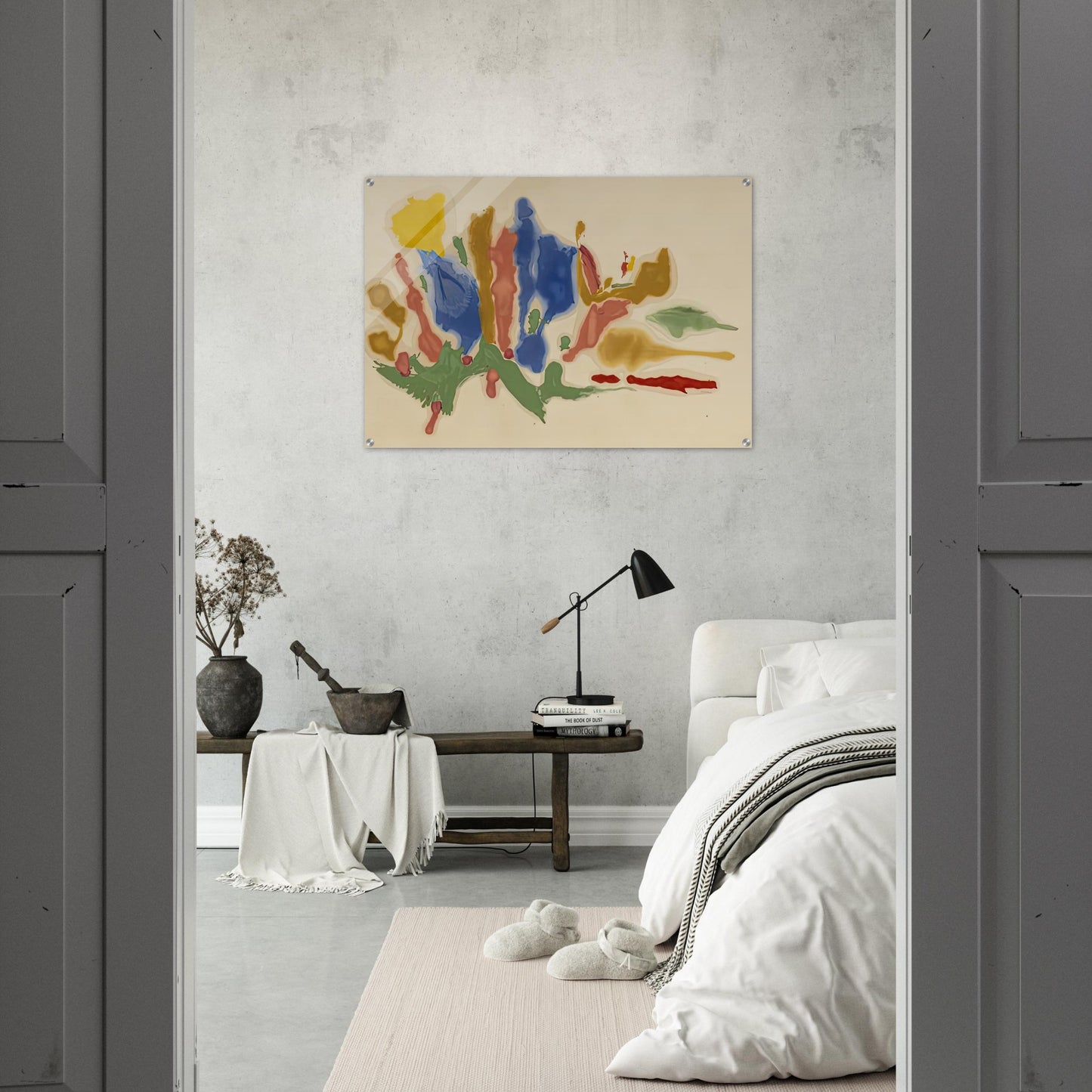 Cool Summer, 1962- - Helen Frankenthaler Acrylic Print - 70x100 cm / 28x40″ inches