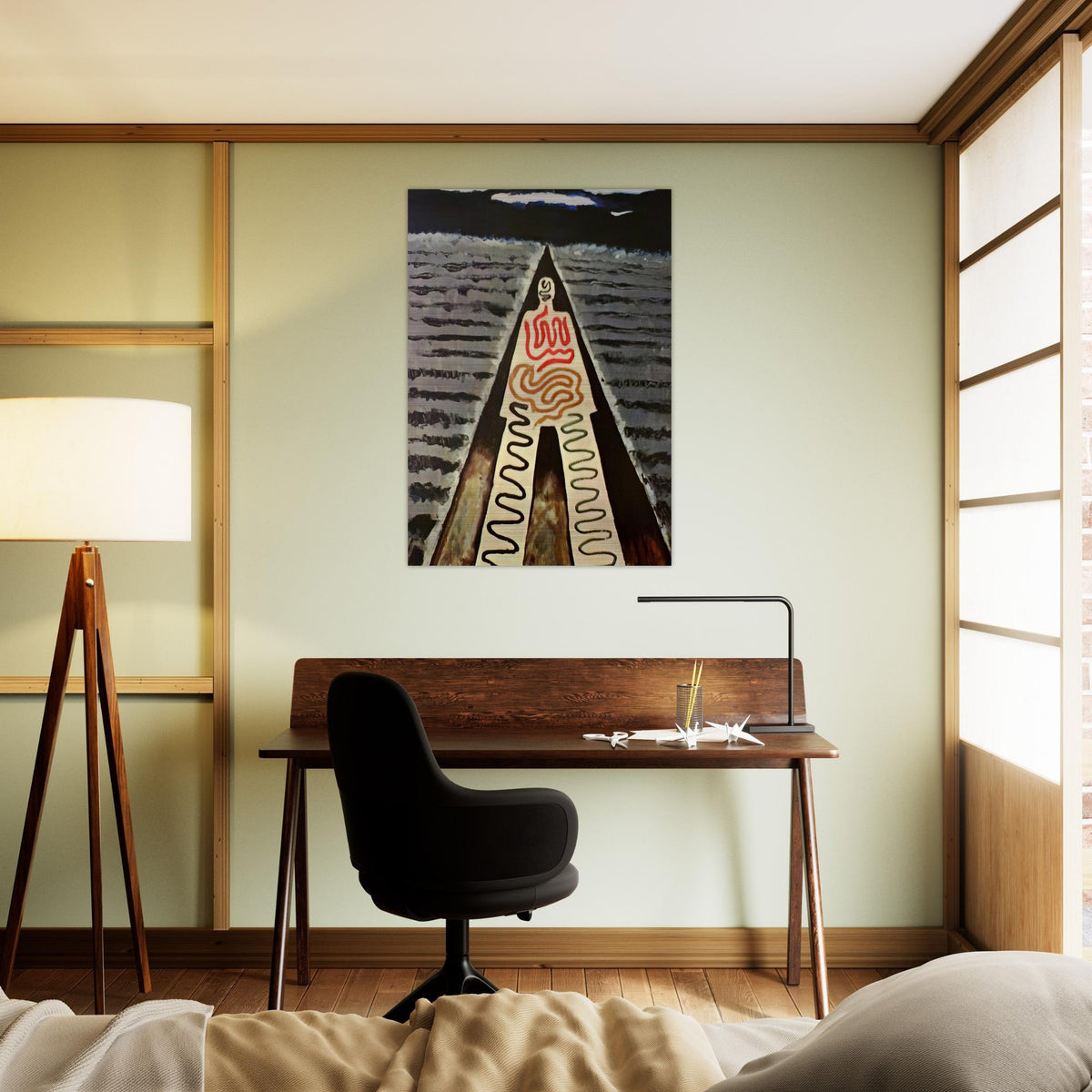 A NIGHT AT SAINT JEAN - Man Ray Brushed Aluminum Print - 70x100 cm / 28x40 inches | Man Ray Aluminum Print | Man Ray Prints