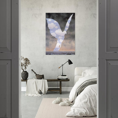 THE BIG FAMILY 1963 - Rene Magritte Brushed Aluminum Print - 70x100 cm / 28x40 inches | Rene Magritte Aluminum Print | Rene Magritte Prints