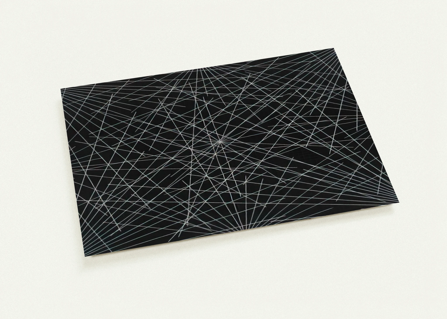 Lines From Corners, Sides  the Centre, to Points on a Grid By Sol LeWitt Pack of 10 Post Cards | Sol LeWitt Post Cards | A6 (10.5 x 14.8 cm) - 4.1 x 5.8 inches