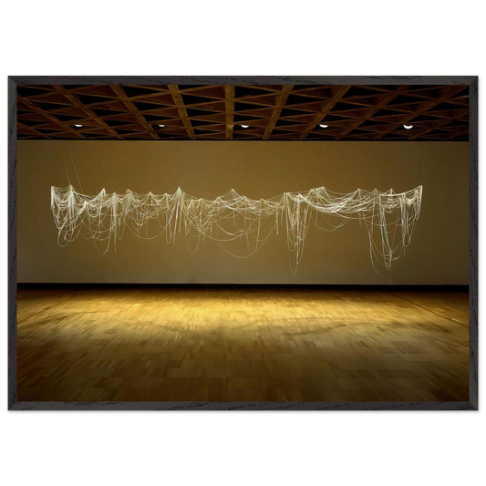 RIGHT AFTER 1969 - Eva Hesse 70x100 cm / 28x40 inches Framed Art Print – Black Wooden Frame