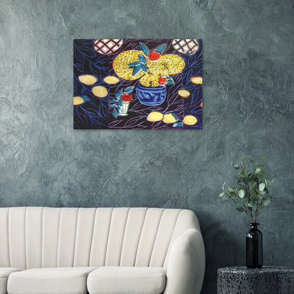 LEMONS AND MIMOSA 1944 - Henri Matisse Brushed Aluminum Print - 70x100 cm / 28x40 inches | Henri Matisse Aluminum Print | Henri Matisse Prints