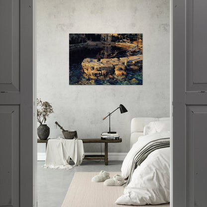 San Vigilio, Lake Garda - John Singer Sargent Brushed Aluminum Print - 70x100 cm / 28x40 inches | John Singer Sargent Aluminum Print | John Singer Sargent Prints