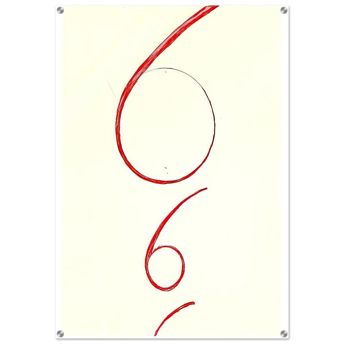 UNTITLED 1995 - Louise Bourgeois Acrylic Print - 70x100 cm / 28x40″ inches | Louise Bourgeois Wall Art | Louise Bourgeois Prints