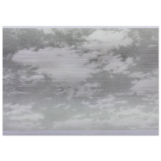 SKY 1975 - Vija Celmins Brushed Aluminum Print - 70x100 cm / 28x40 inches | Vija Celmins Aluminum Print | Vija Celmins Prints