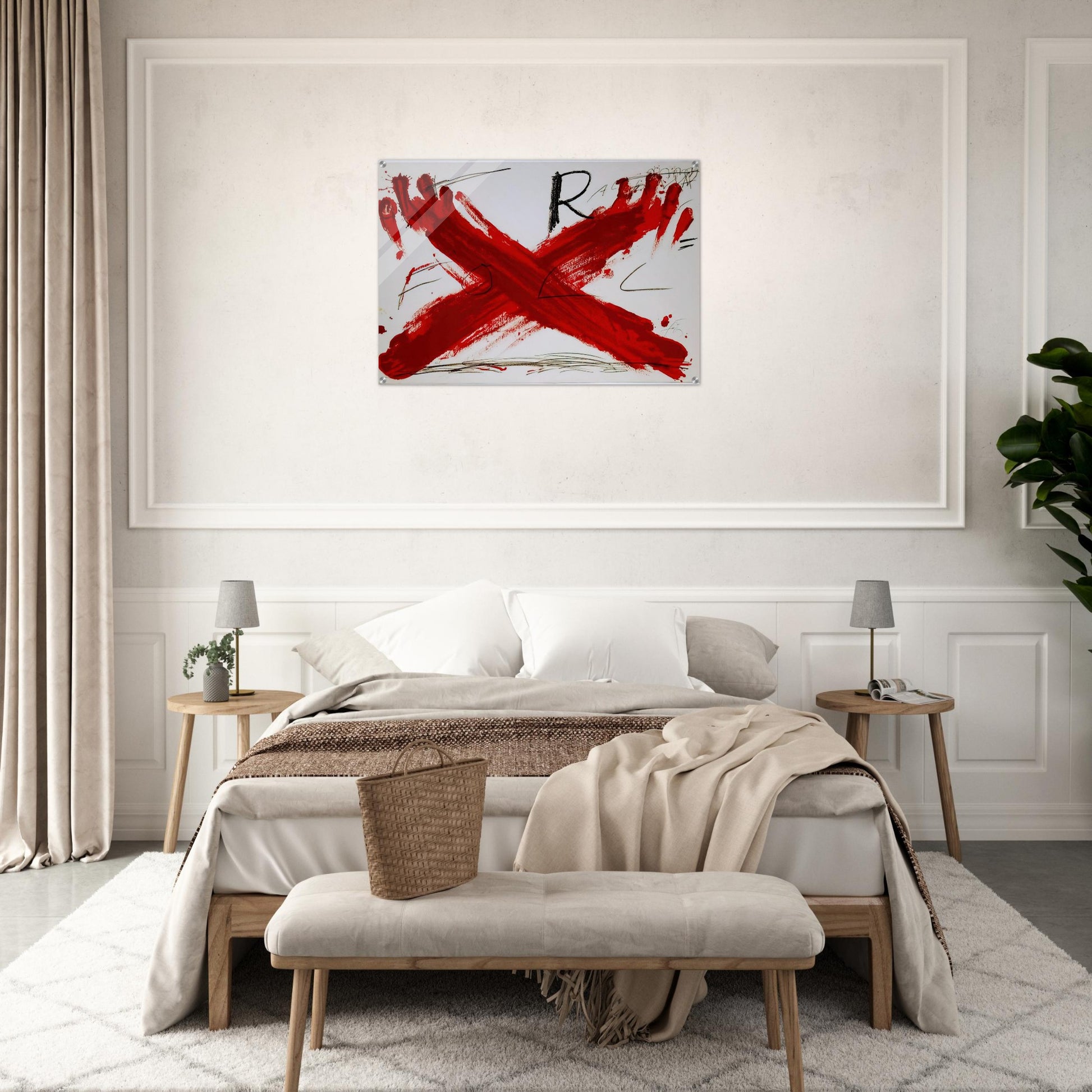 FOLL 1973 - Antoni Tapies Acrylic Print - 70x100 cm / 28x40″ inches