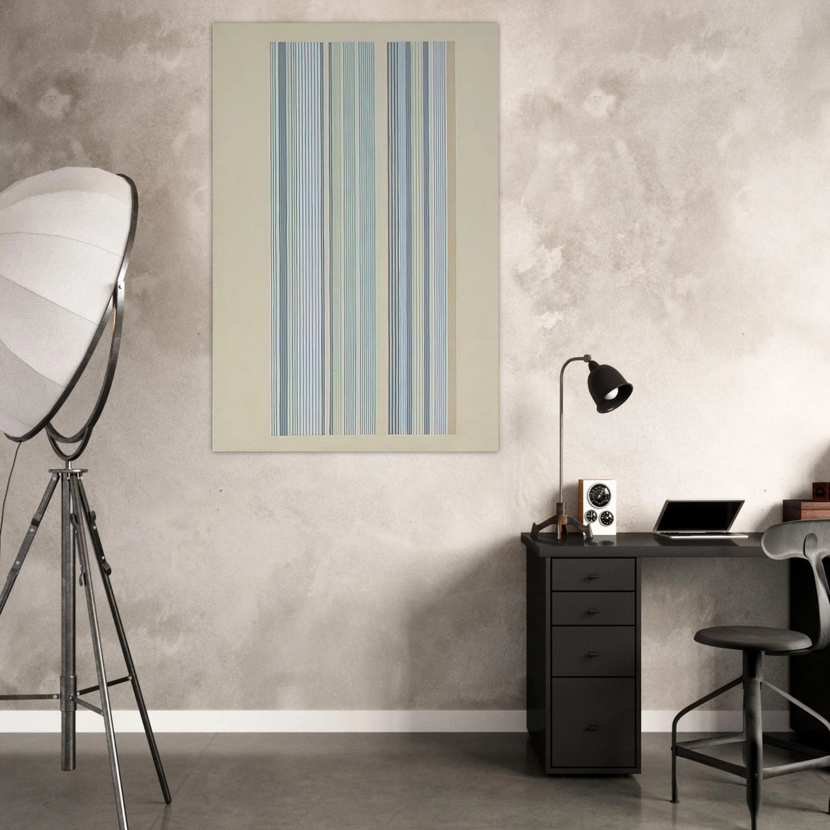 Blue Bird - 1978 - Gene Davis Art Prints - 100x150 cm / 40x60″ inches | Gene Davis Poster | Gene Davis Prints