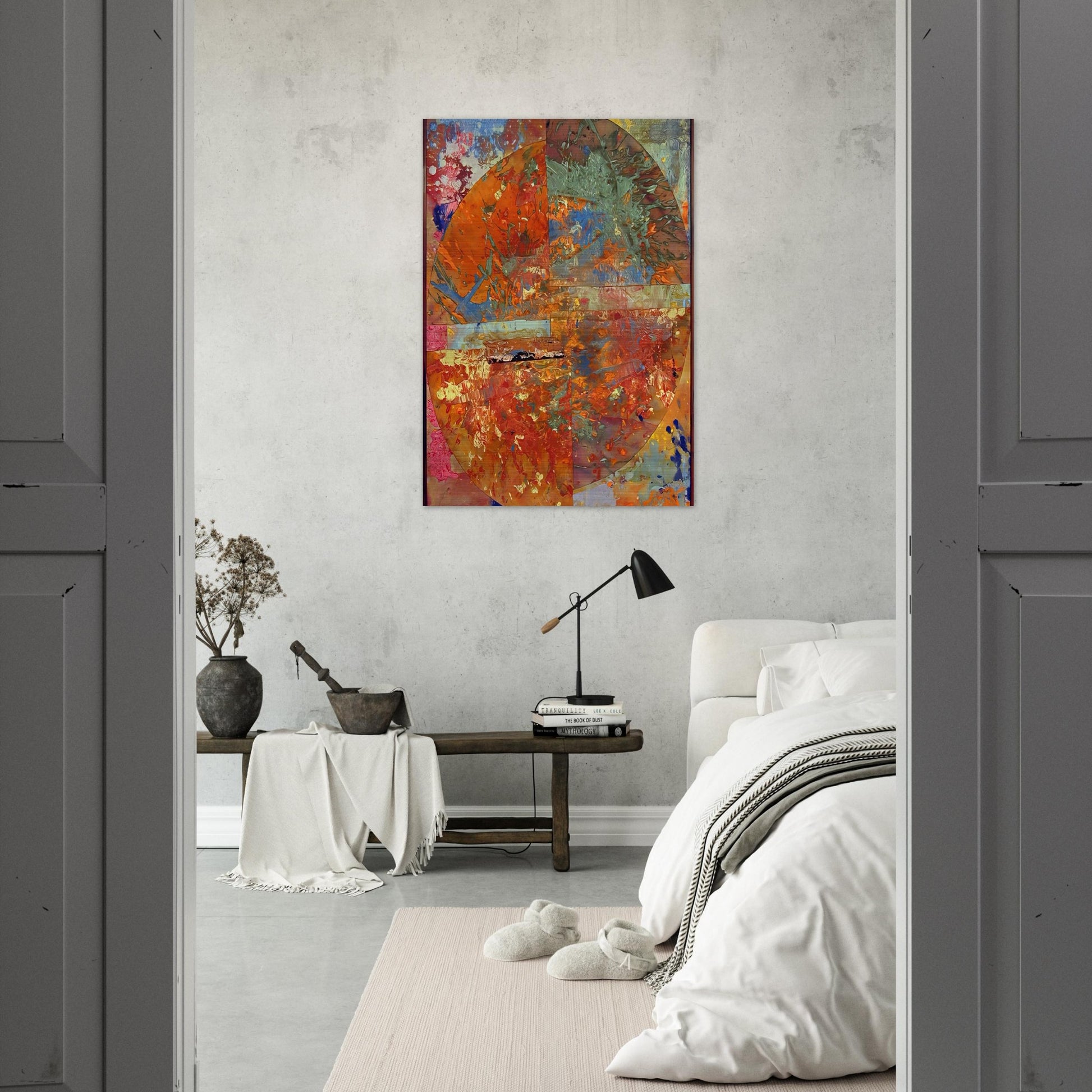 Baptistry - Sam Gilliam Brushed Aluminum Print - 70x100 cm / 28x40 inches | Sam Gilliam Aluminum Print | Sam Gilliam Prints