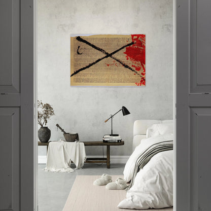 JOURNAL 1968 - Antoni Tapies Brushed Aluminum Print - 70x100 cm / 28x40 inches | Antoni Tapies Aluminum Print | Antoni Tapies Prints