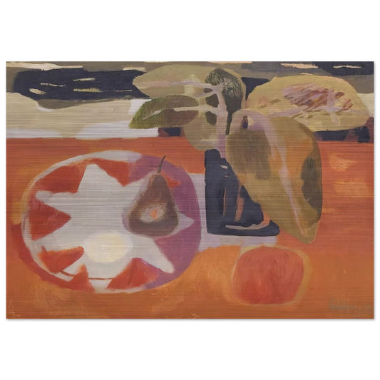Leaves - 1963 - Mary Fedden Brushed Aluminum Print - 70x100 cm / 28x40 inches | Mary Fedden Aluminum Print | Mary Fedden Prints