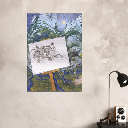 St-Remy de Provence - 1983 - Brett Whiteley Brushed Aluminum Print - 70x100 cm / 28x40 inches | Brett Whiteley Aluminum Print | Brett Whiteley Prints