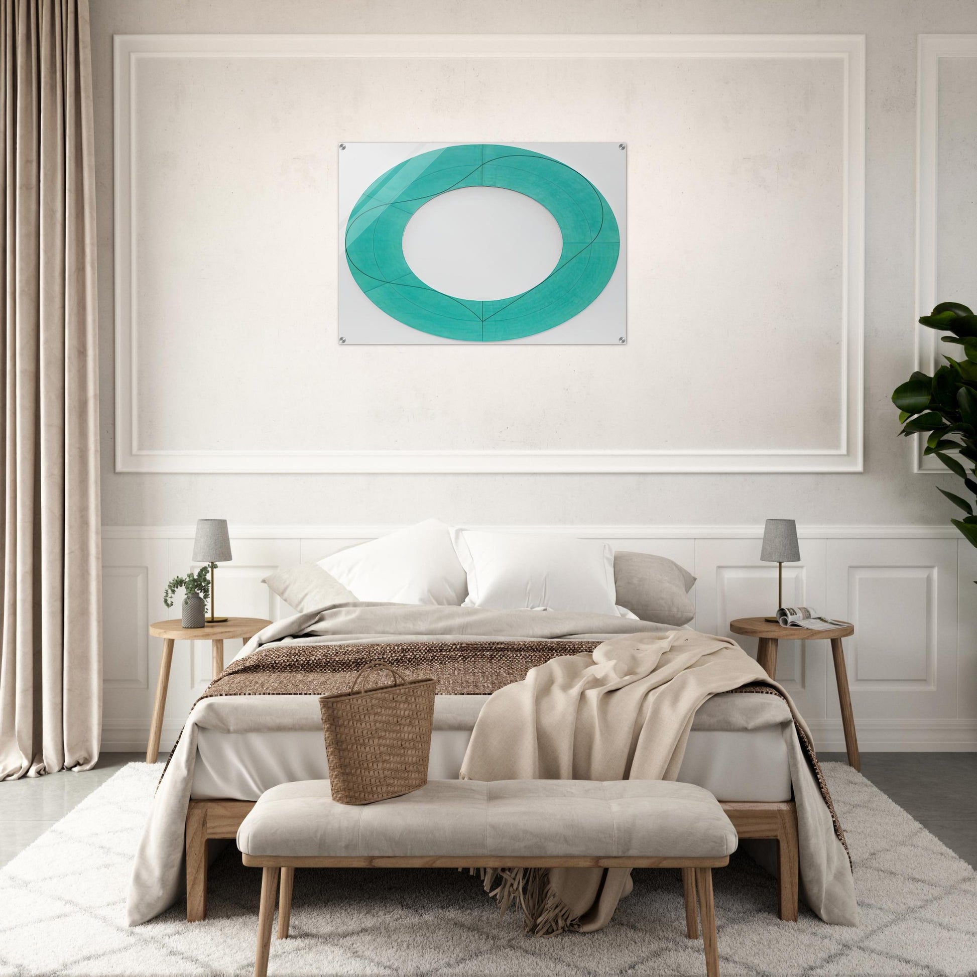 RING IMAGE C 2008 - Robert Mangold Acrylic Print - 70x100 cm / 28x40″ inches