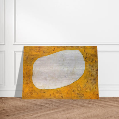 Homage to Dubuffet I - 1952 - Gene Davis Brushed Aluminum Print - 70x100 cm / 28x40 inches | Gene Davis Aluminum Print | Gene Davis Prints