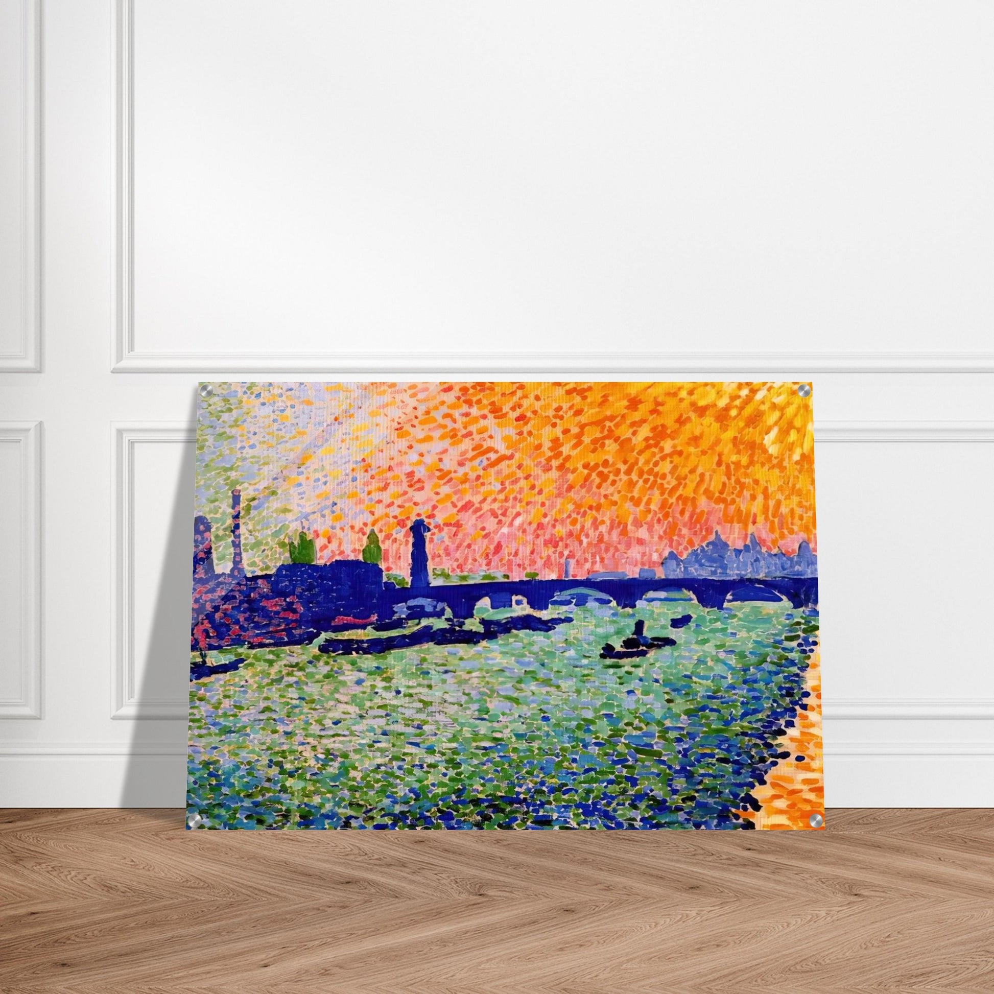 THE BRIDGE VIEW ON THE RIVER 1905 - Andre Derain Acrylic Print - 70x100 cm / 28x40″ inches