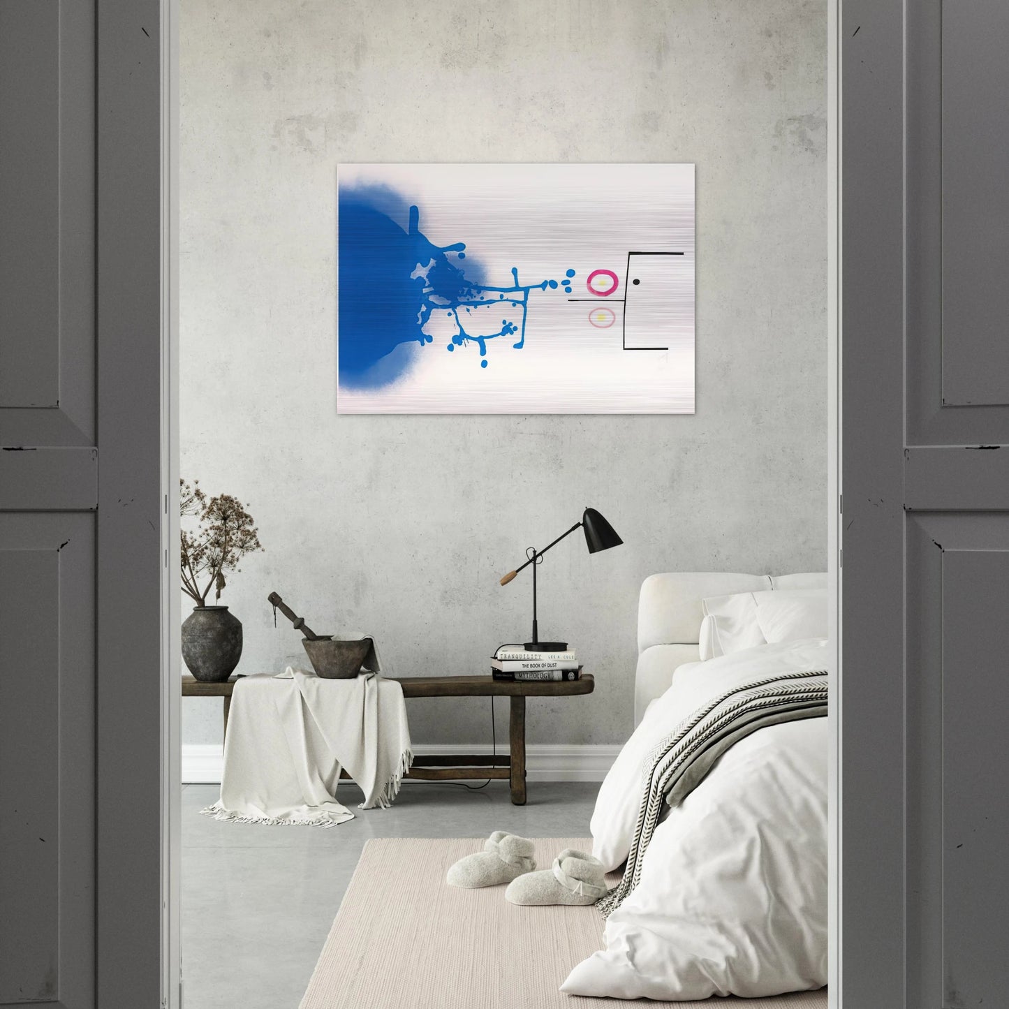SUN AND SKY 1979 - Victor Pasmore Brushed Aluminum Print - 70x100 cm / 28x40 inches | Victor Pasmore Aluminum Print | Victor Pasmore Prints