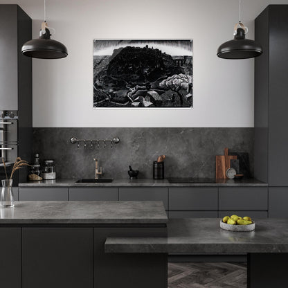 VITORCHIANO NEL CIMINO - MC Escher Acrylic Print - 70x100 cm / 28x40″ inches | Maurits Cornelis Escher Prints
