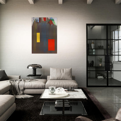 Memoria in Aeternum - Hans Hofmann Brushed Aluminum Print - 70x100 cm / 28x40 inches | Hans Hofmann Aluminum Print | Hans Hofmann Prints