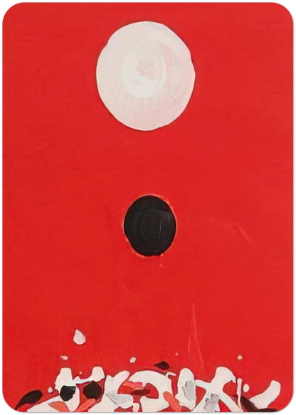 Crimson Ground - 1972 By Adolph Gottlieb Pack of 10 Post Cards | Adolph Gottlieb Post Cards | A6 (10.5 x 14.8 cm) - 4.1 x 5.8 inches