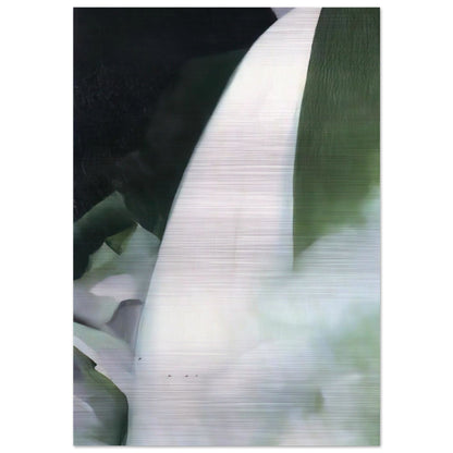 Green and White - Georgia O'Keeffe Brushed Aluminum Print - 70x100 cm / 28x40 inches | Georgia O'Keeffe Aluminum Print | Georgia O'Keeffe Prints