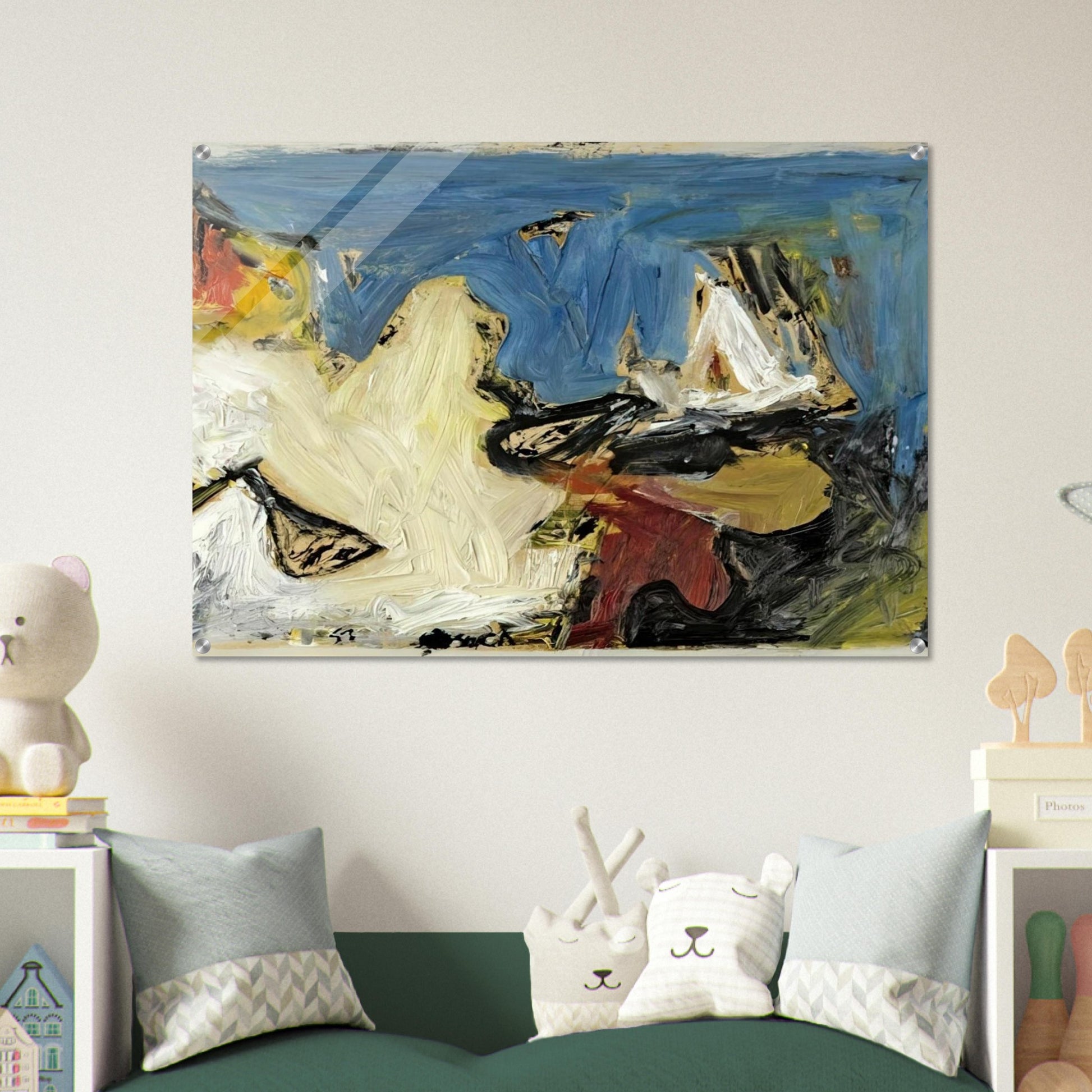 PAINTING I 1957 - Milton Resnick Acrylic Print - 70x100 cm / 28x40″ inches