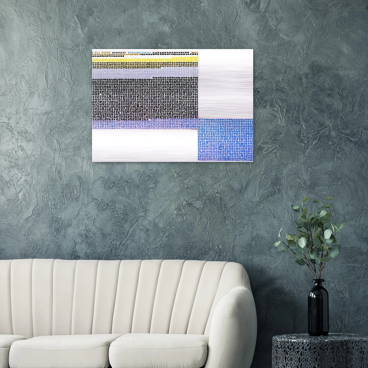 Original Fibonacci - 2001 - Jennifer Bartlett Brushed Aluminum Print - 70x100 cm / 28x40 inches | Jennifer Bartlett Aluminum Print | Jennifer Bartlett Prints