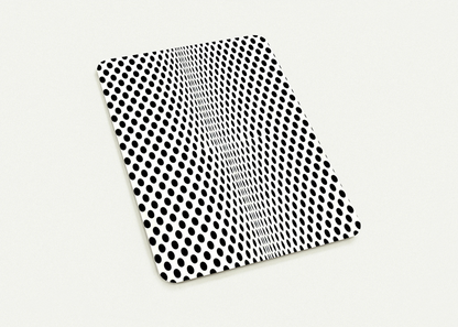 FISSION 1963 By Bridget Riley Pack of 10 Post Cards | Bridget Riley Post Cards | A6 (10.5 x 14.8 cm) - 4.1 x 5.8 inches
