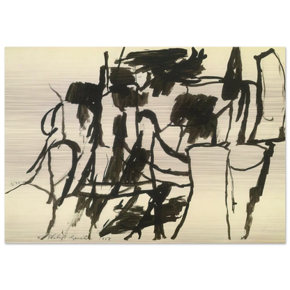 UNTITLED 4 - Philip Guston Brushed Aluminum Print - 70x100 cm / 28x40 inches | Philip Guston Aluminum Print | Philip Guston Prints