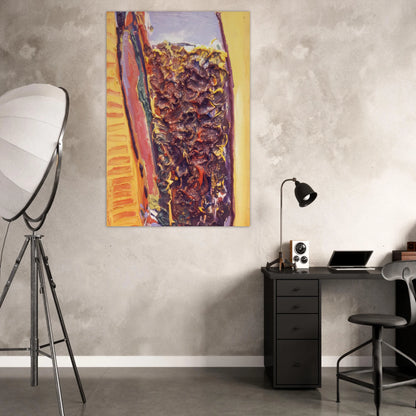 For Vincent Van Gogh - 1972 - Ronnie Landfield Art Prints - 100x150 cm / 40x60″ inches | Ronnie Landfield Poster | Ronnie Landfield Prints