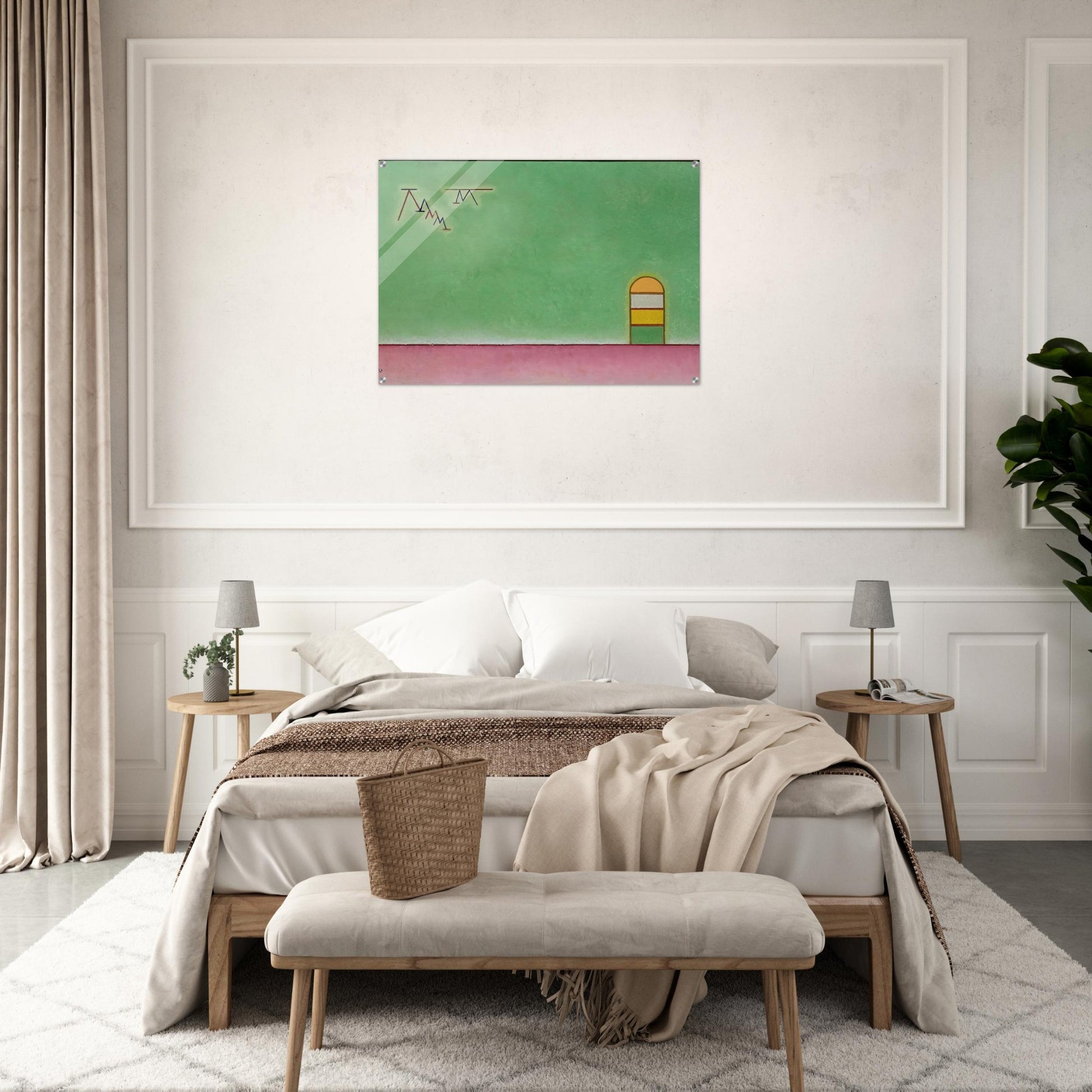 GREEN EMPTYNESS 1930 - Wassily Kandinsky Acrylic Print - 70x100 cm / 28x40″ inches