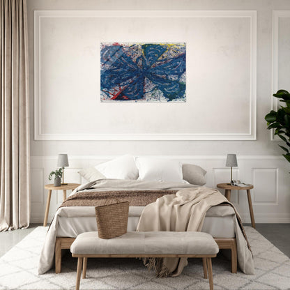 Untitled  L. L233; G. 820  - Sam Francis Acrylic Print - 70x100 cm / 28x40″ inches
