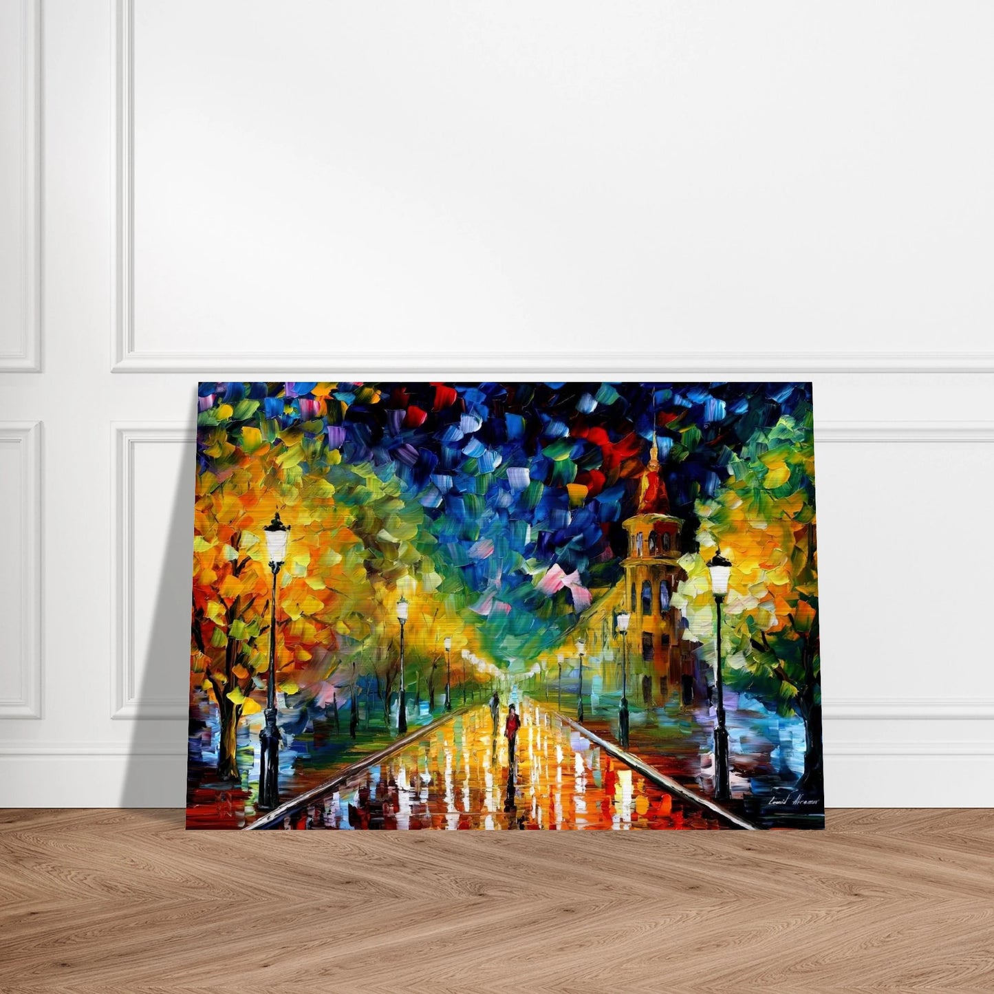 Leonid Afremov - Leonid Afremov Brushed Aluminum Print - 70x100 cm / 28x40 inches | Leonid Afremov Aluminum Print | Leonid Afremov Prints